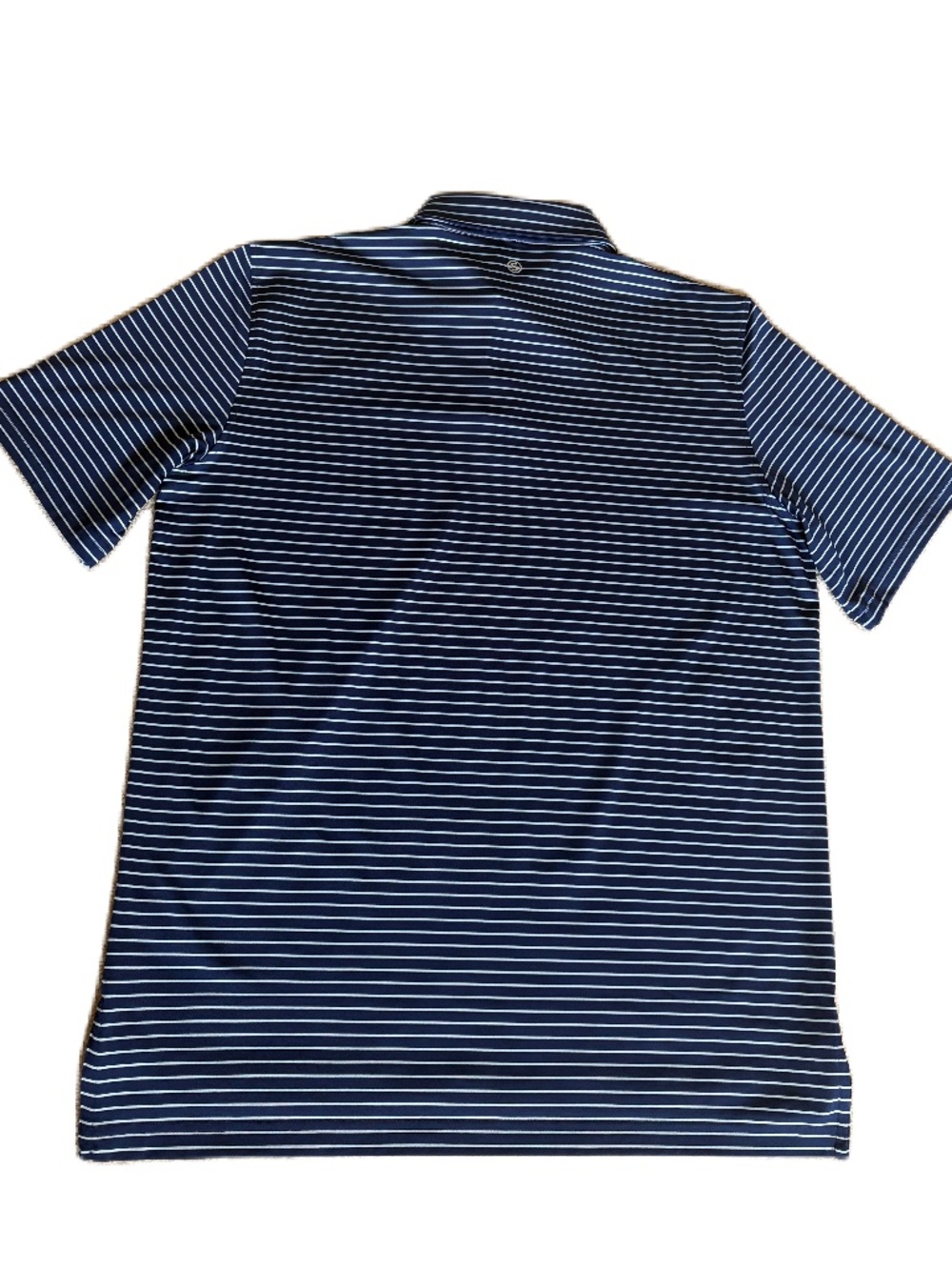 Stitch polo short sleeve shirt Bleeker Stripe M/L Navy Blue - Picture 5 of 13
